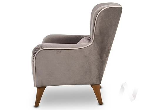 Кресло Вояж 7 Карат 18 (графитовый однотон)/Карат 17 (светло-серый однотон)