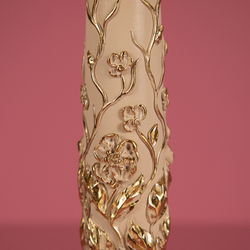 Настольная лампа Лето Шебби Айвори