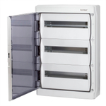 Щит распределительный настенный с дверцей 54 мод.,IP65, серый, с клеммным блоком 63А DKC