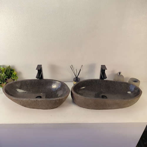 Раковина из речного камня ПАРА! RS-65333 67*33*15 0866