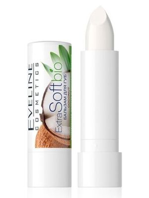 EVELINE.БАЛЬЗАМ ДЛЯ ГУБ COCONUT серии EXTRA SOFT bio