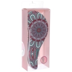 Расческа массажная компактная «ЛАНТА», микс 4 дизайна, 18*7,5см (PVC коробка)