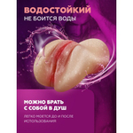 Мастурбатор в виде вагины, компактный (светлый)