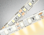 Светодиодная лента GS1201 2835 120Led/ 9.6W m/ 12V IP65 3000K/ 5000*8*2.27mm/ кратность резки 25mm (2 конт.)