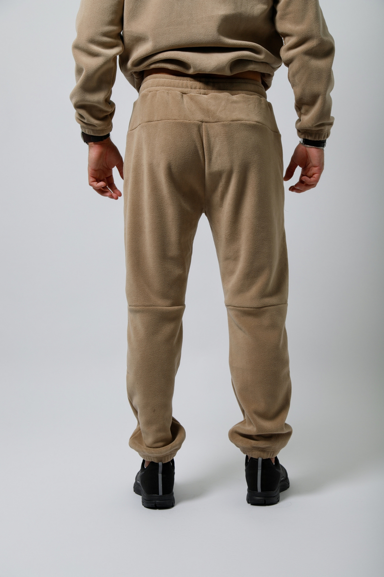 Штаны NIKE флис.5657В (беж.)