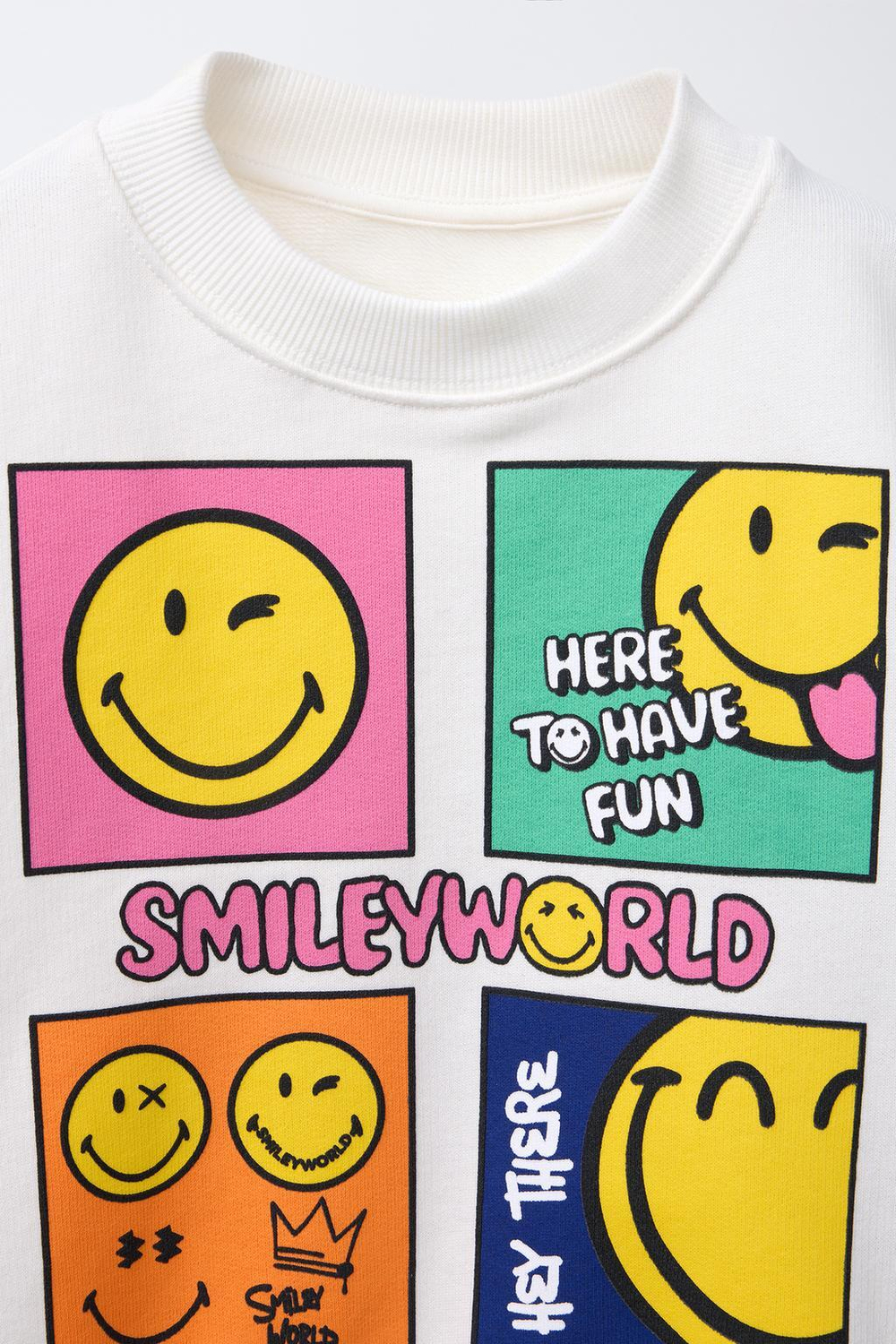 Толстовка с рельефным принтом smileyworld ®