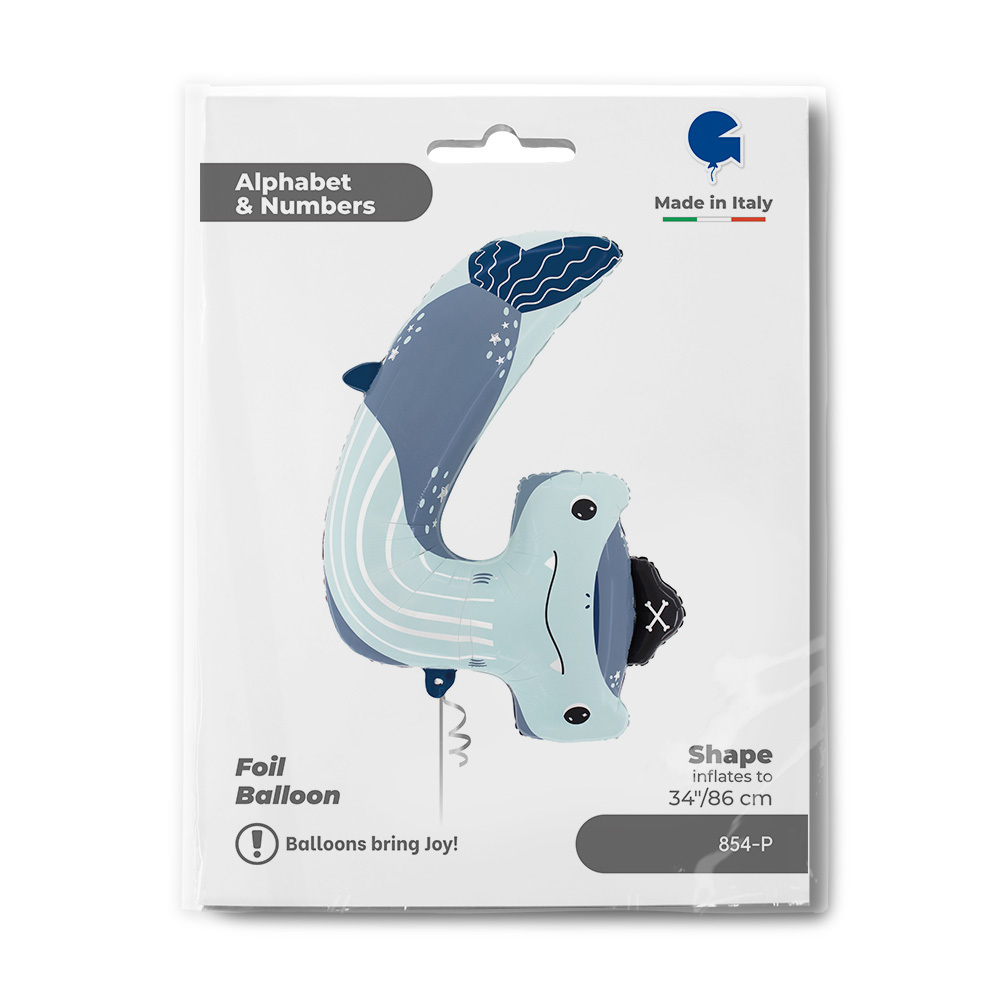 Цифра 4 Акула 34''/86 см Gr