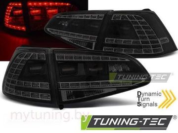 Фонари задние LED SPORT BLACK SMOKE SEQ для VW GOLF 7 13-17