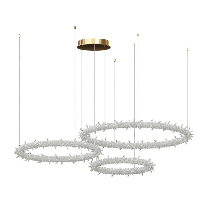 Подвесной светодиодный светильник Kink Light Лиам 07875-80+60+40P,36(3000K)