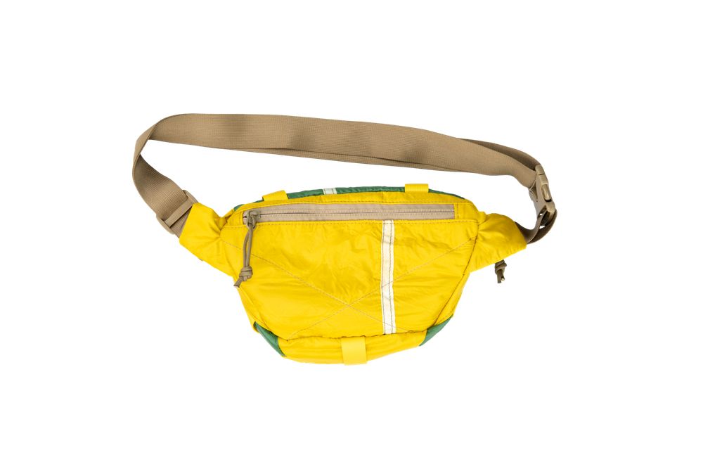 Сумка Stratopacks поясная SP-S1273 зелено-желтая