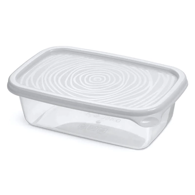 Контейнер прямоугольный Романо 0,45л Светло-серый С850СЕР