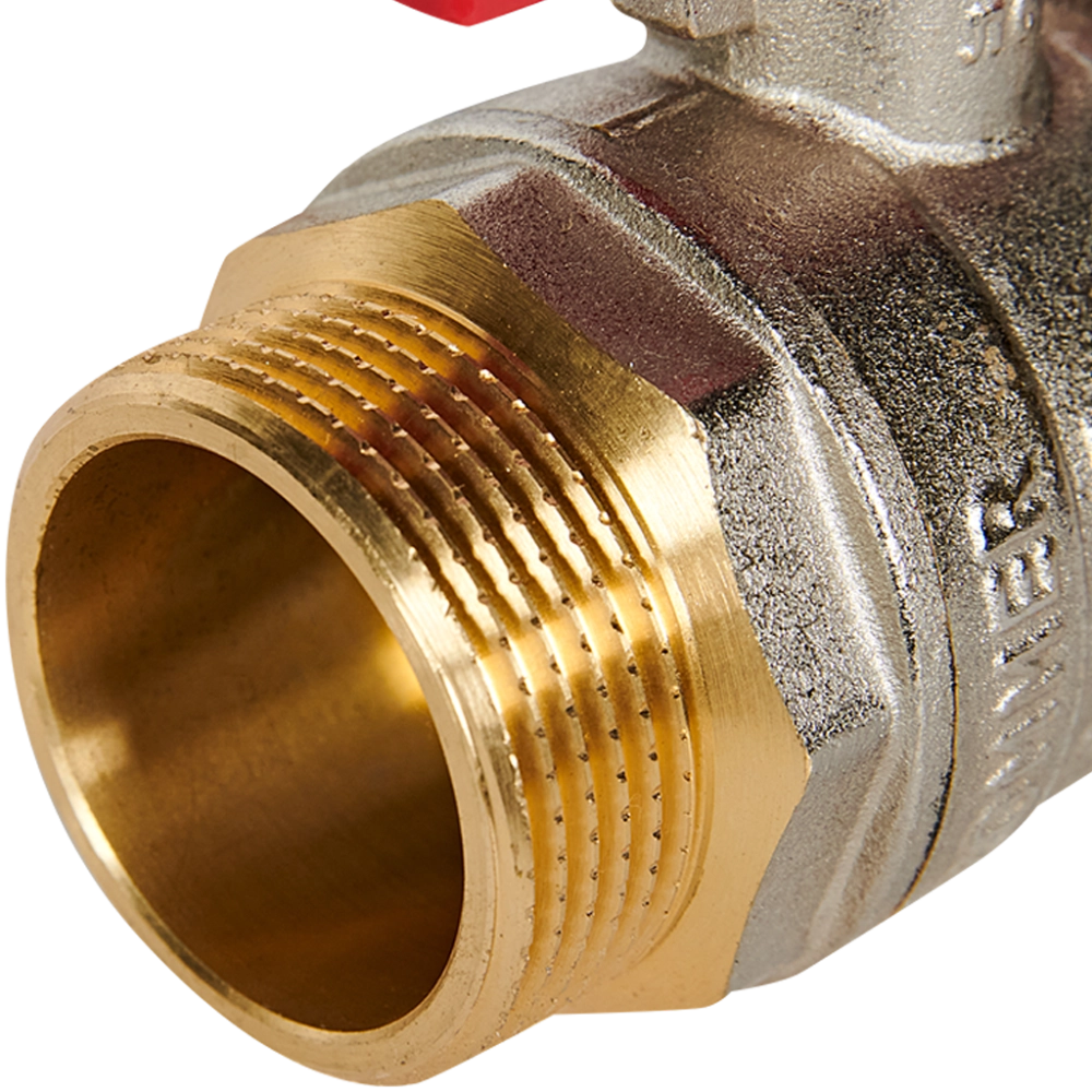 Кран шаровой полнопроходной ROMMER - 1"1/4 (ВР/НР, PN40, ручка-бабочка)