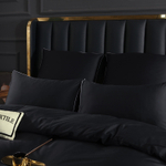 Комплект постельного белья Однотонный Сатин Премиум на резинке OCPR019