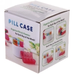 Таблетница - органайзер 28 ячеек «VOSTOKDOM», 8.8*8.8*9.7см (упаковка коробка)