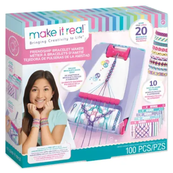 Yaradıcılıq dəsti Make It Real - Friendship Bracelet Maker