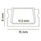 Алюминиевый профиль накладной 15x6 (Серебро, 2 м), ALM001S-2M Led Strip alm001s-2m