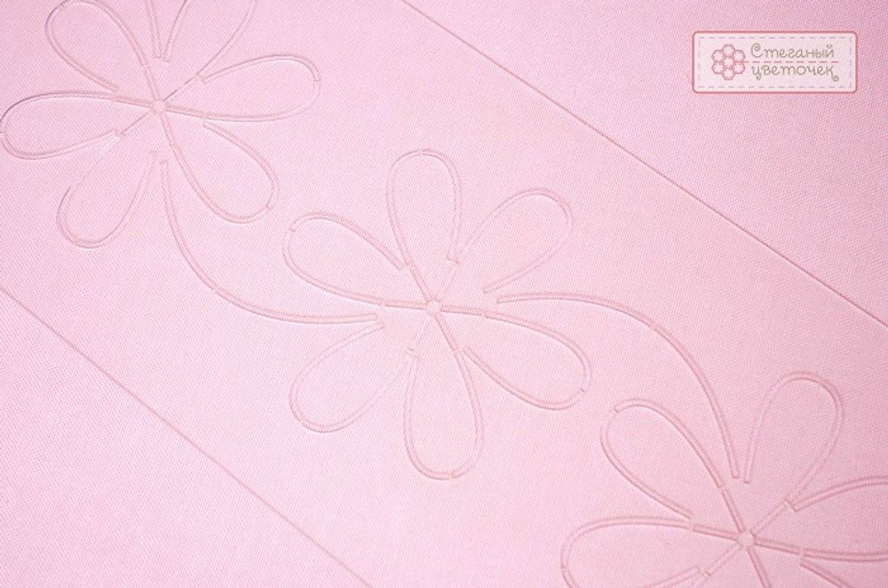 Шаблон для стежки "Цветочки" большой (арт. T02)