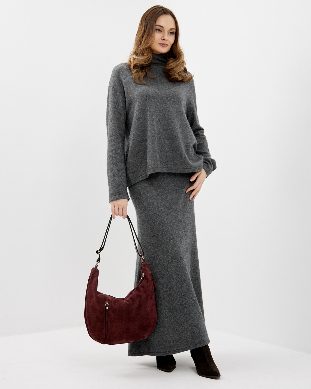 Сумка 593 15 бордовый