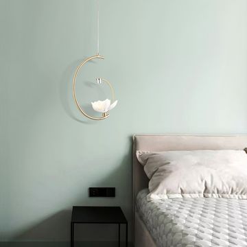 Светодиодный подвесной светильник с плафоном в форме цветка MAGNOLIA