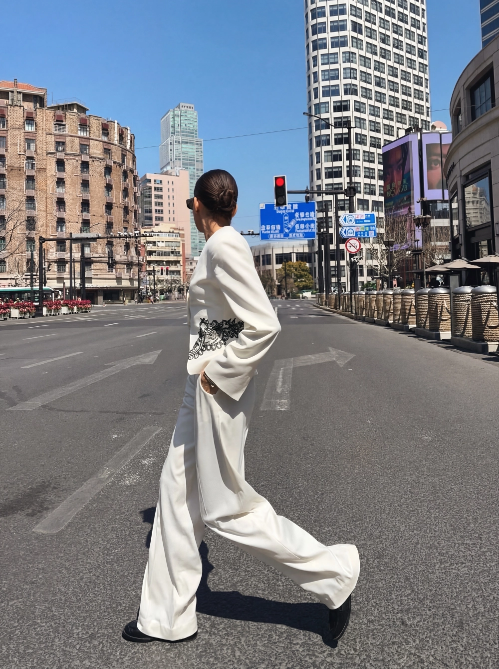 Жакет с кружевом, Белый