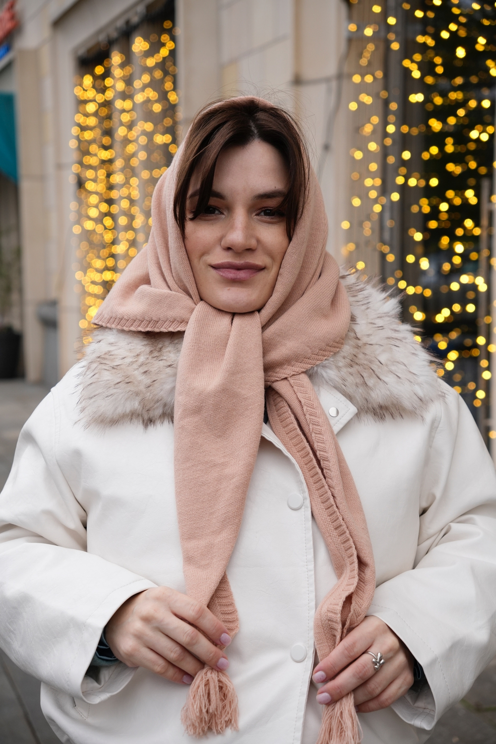 Косынка облегченная беж