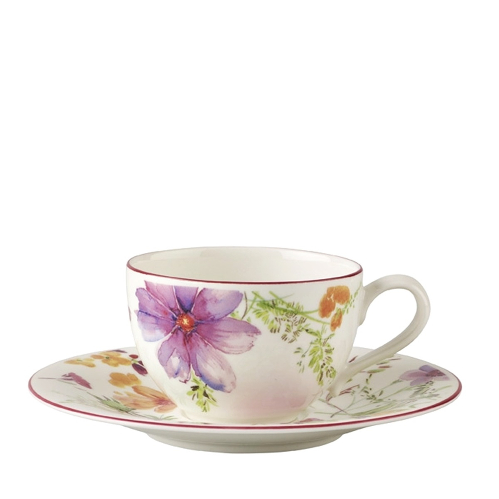 Villeroy & Boch Чашка с блюдцем Mariefleur 250 мл для кофе 10-4100-1300+10-4100-1310