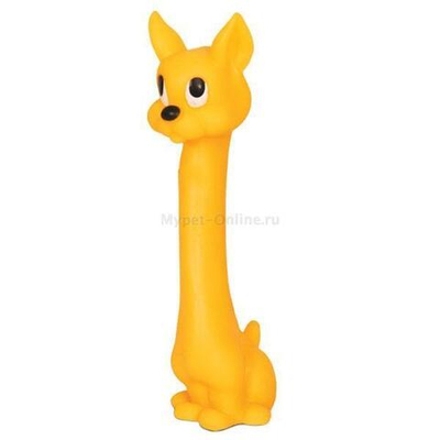 Игрушка для собак "Кошка - длинная шея", 195мм, Triol
