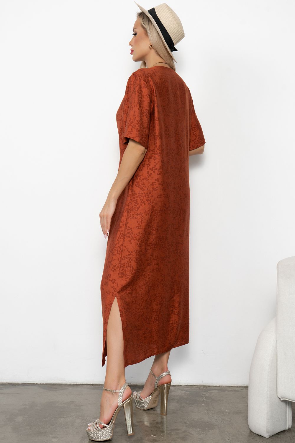 Платье Элиза (терракот) Р11-1219 Nikol