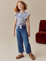 Топ для девочки Next E76-894, Синий, Белый