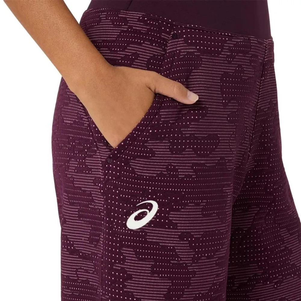 Женские теннисные брюки Asics Match - dark aubergine