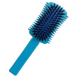 Щетка массажная Harizma Combo, синяя (h10684-06)