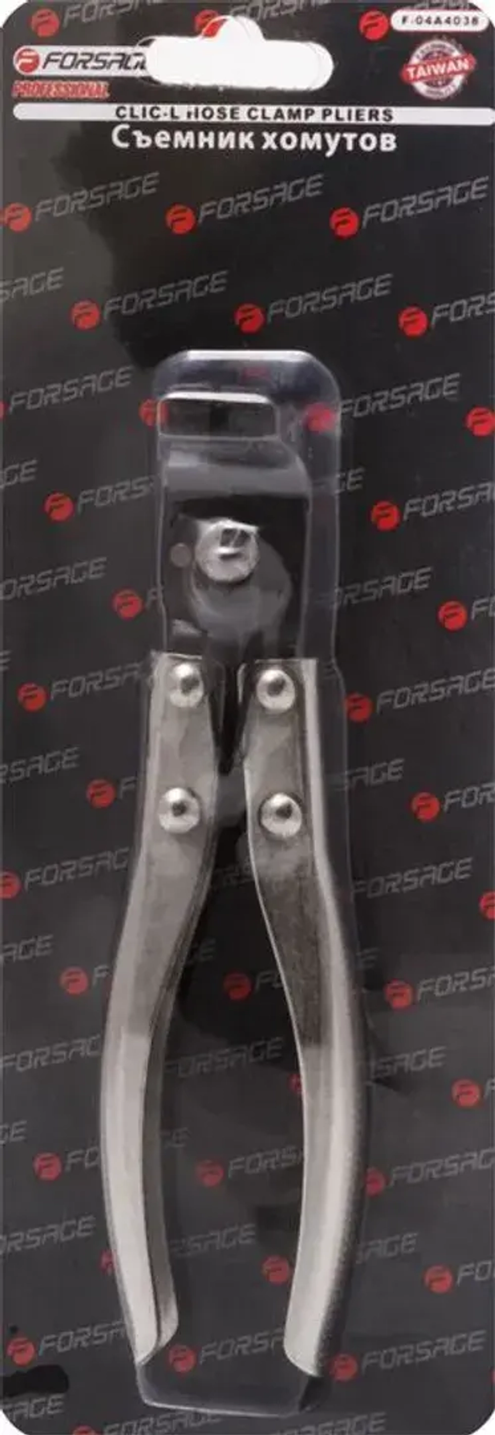 Клещи для снятия и установки хомутов CLIC-R, в блистере Forsage F-04A4038