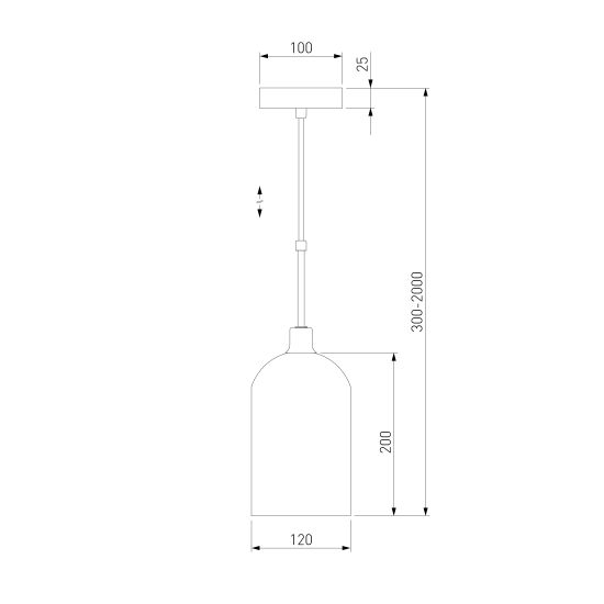 50357/1/подвесной светильник/ латунь