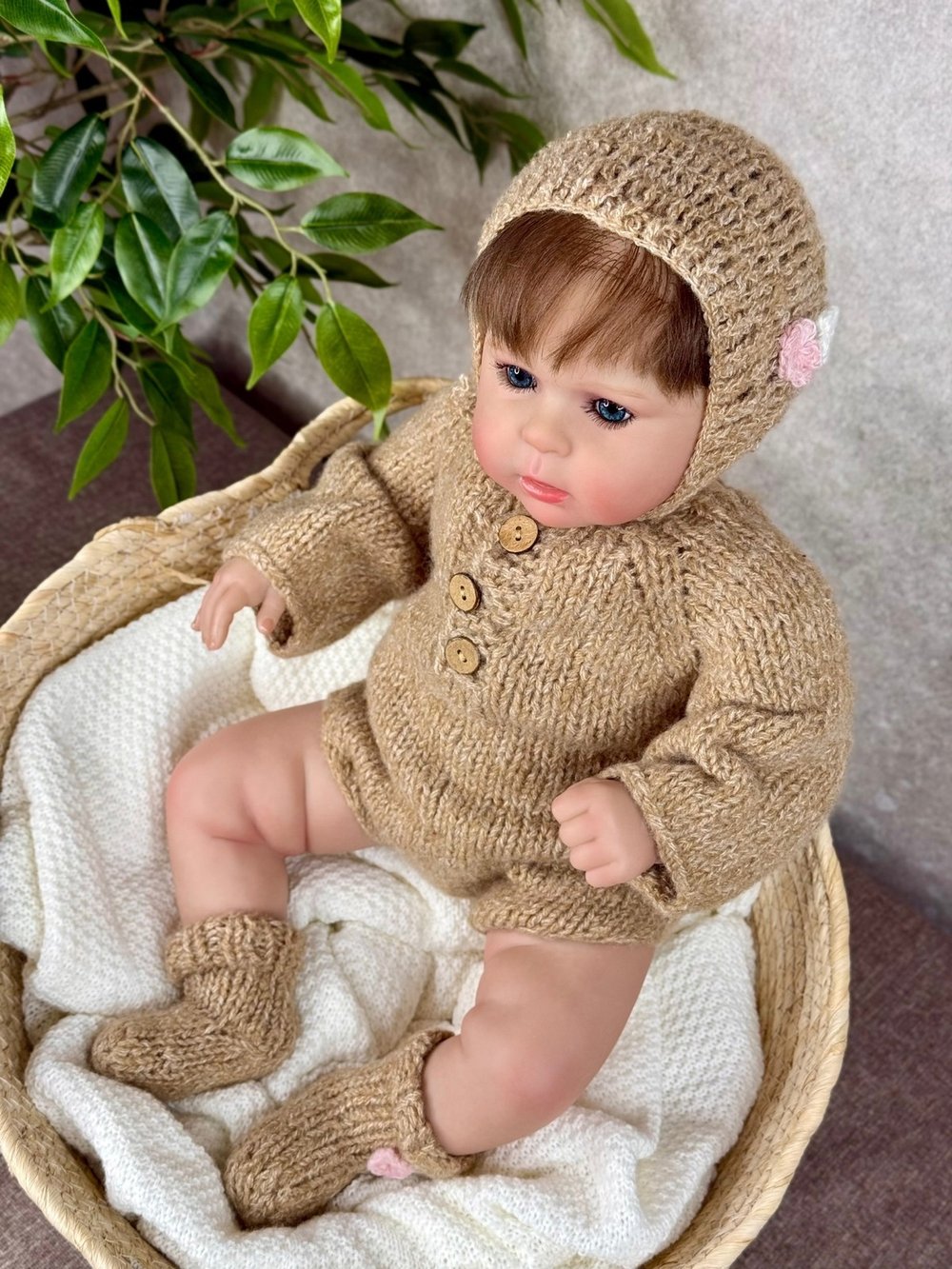 Кукла Реборн мягконабивная 45см (FA-909)