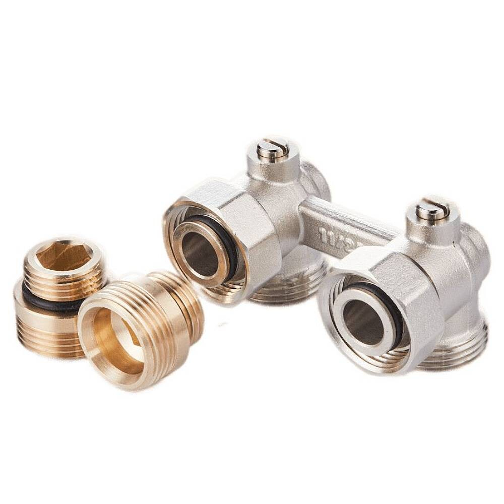 Узел нижнего подключения Royal Thermo угловой ?quot;х3/4quot;EK