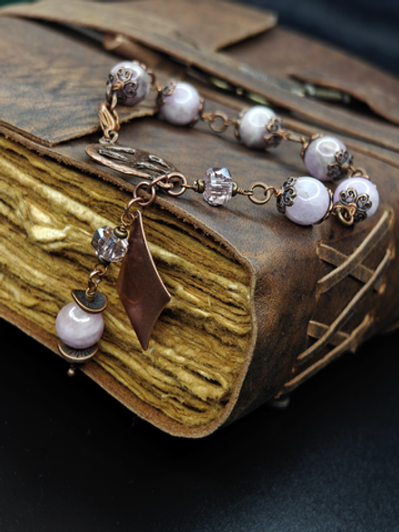 Браслет "Лиловый иней"