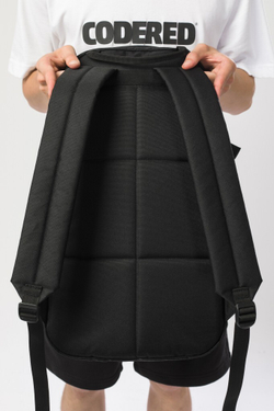 Рюкзак CODERED Action 24 Серый / Красные стропы