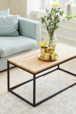 Стол журнальный дуб/металл