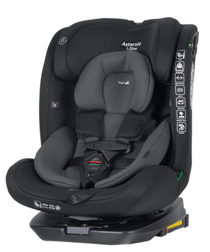 Автокресло Carrello Asteroid i-Size (Magnet Gray) isofix, поворот 360°
