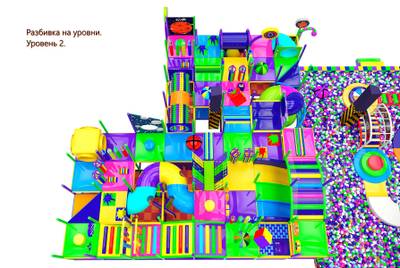 Детский игровой лабиринт «Космическая Паутина»