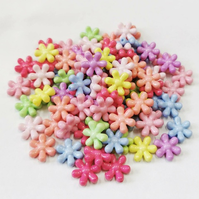 w335 Бусина "Цветочек" 16*15мм акрил, микс цветов, шт