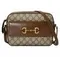Маленькая сумка на плечо Gucci Horsebit 1955 коричневый