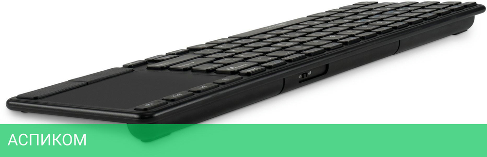 Клавиатура Oklick K614W черный