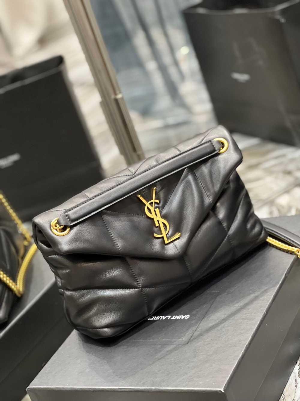 Saint Laurent Loulou Puffer Bag 29 cm