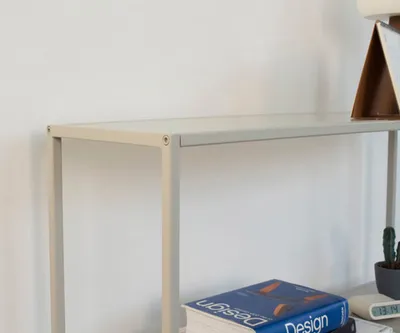 Стеллаж металлический 155х60х25, серый