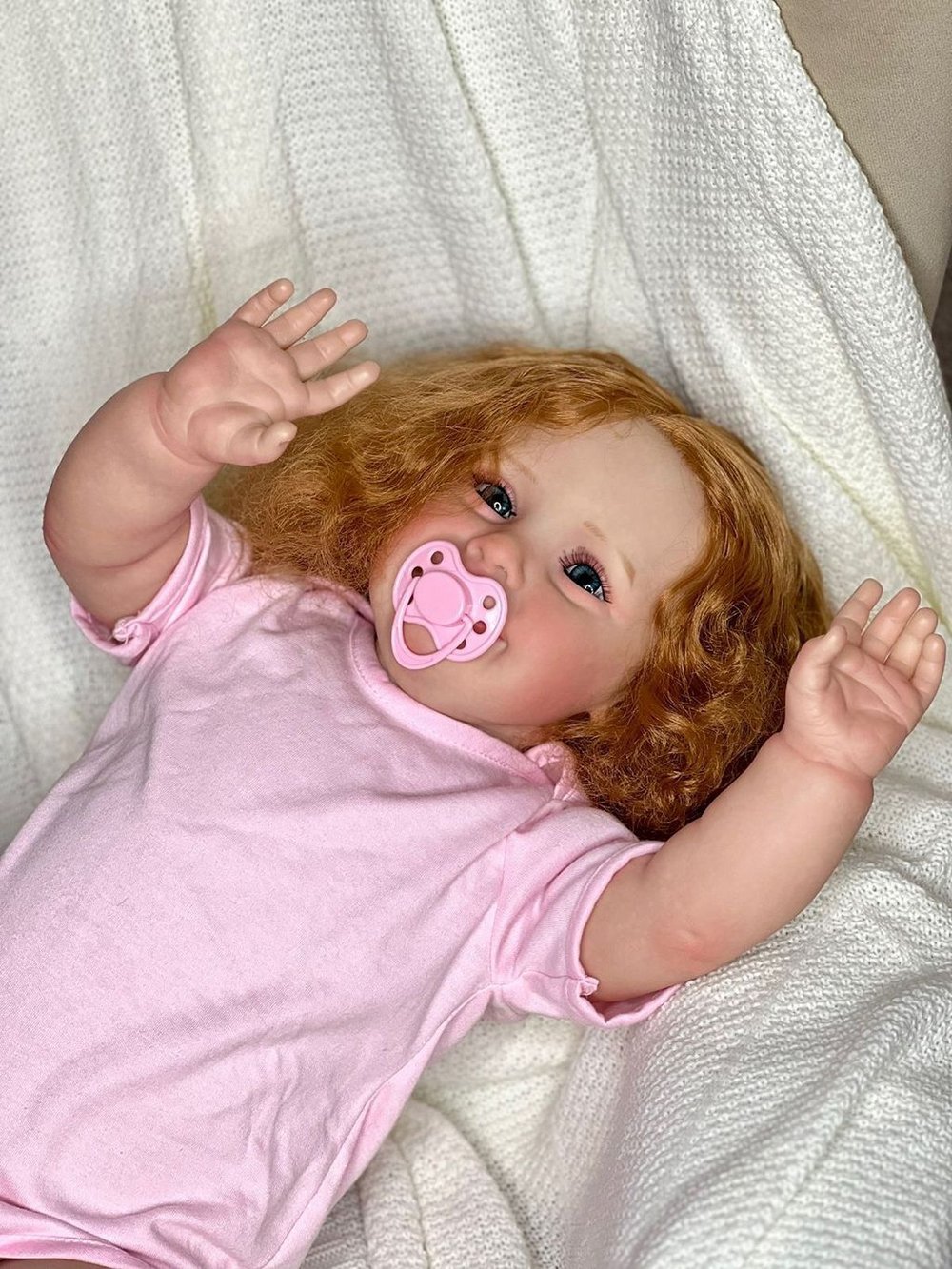 Кукла Реборн мягконабивная 65см в пакете (FA-510)