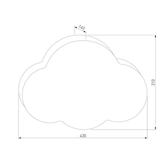 Настенный светильник TK Lighting 10006 Cloud