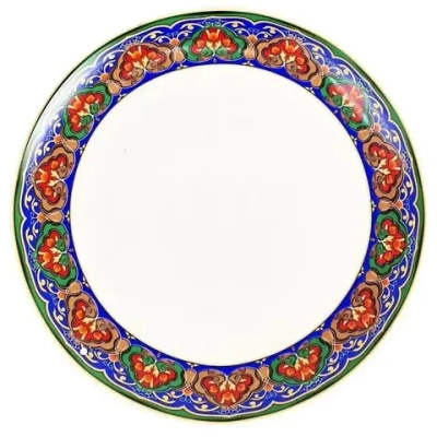 Тарелка мелкая 270 мм Хлопок керамика