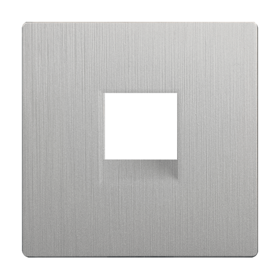 Накладка Werkel для RJ11 серебряный рифленый WL09-RJ-11-CP 4690389130076