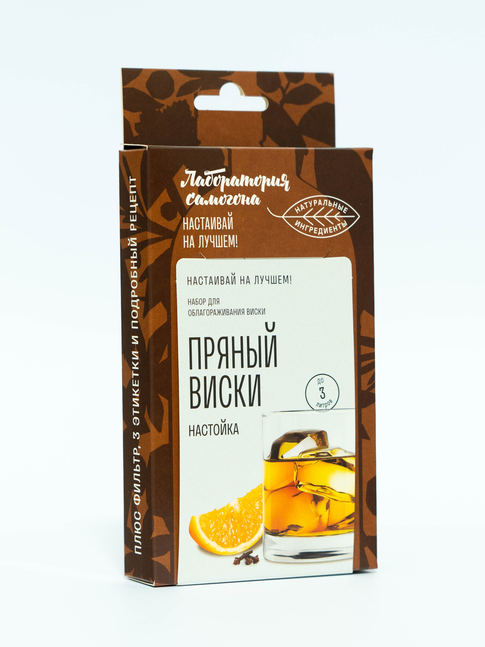 Пряный виски, настойка 1 шт / Лаборатория самогона (Подарок, Выгодная упаковка)